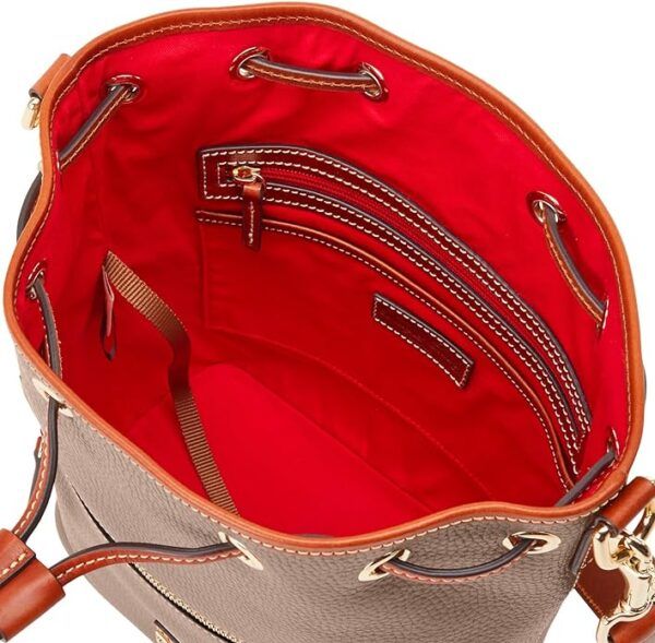 Handbag Pebble Grain Drawstring - Image 3
