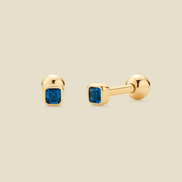 Birthstone Stud Earrings